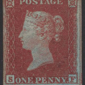 #066 GB 1841 1d red unplated, lettered SF fresh mint, small part gum, 4 good margins, sg8 c£400