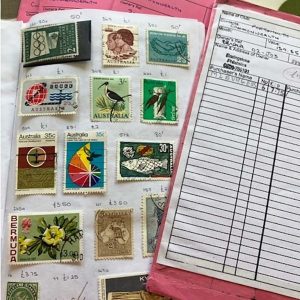 #004 Collections/Mixed Lots  Commonwealth in 5 club books, priced over 25 years ago, generally at ~cat or less, to sell at £483