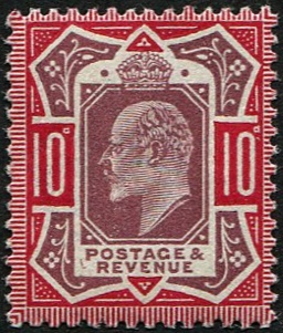#396 GB 1911 10d sg311 um, pristine fresh (Spec M44/6)