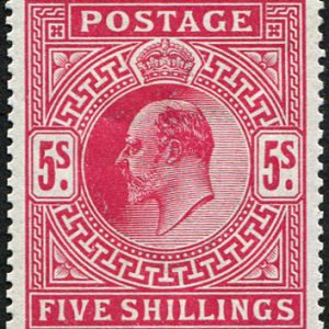 #399 GB 1911 5s sg318 vf mint, well centred (Spec M52/2)