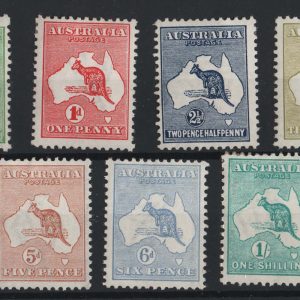 #014 Australia 1913 Fine fresh mint range to 2s sg1-12 c£922