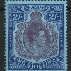#061 Bermuda 1938 2s deep purple & ultramarine/grey-blue, appears um sg116 c£100
