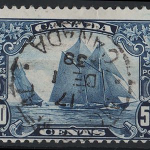 #094 Canada 1928 50c Bluenose vfu cds sg284 c£55