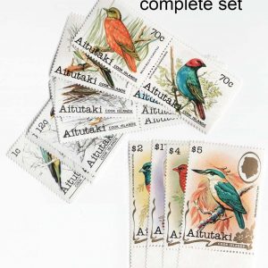 #130 Cook Is 1981 Aitutaki Birds set of 36 um sg317-352b