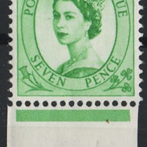 #614 GB 1955 Edward wmk 7d fine um, key value sg549