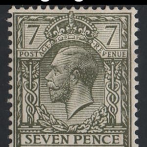#548 GB 1912 7d sage-green sg389 f mint c£70