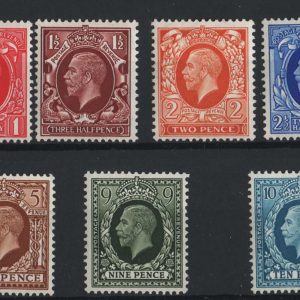 #584 GB 1934 ½d - 1s set of 11 f mint sg439-449
