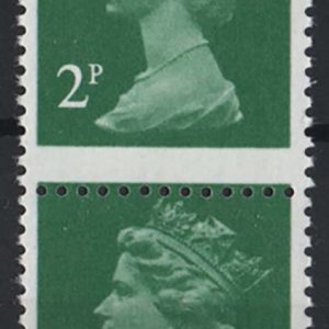 #680 GB 1980 Machin 2d Questa perf 13½x14 sgX1000, misperf appearing as 'imperf