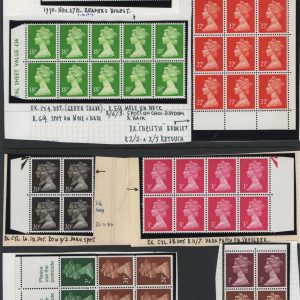 #744 GB Collections Machins: group of 7 minor cylinder varieties um