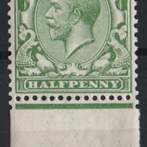 #521 GB 1912 ½d dull yellow (apple) green sg354var Spec N14(9) um c£25