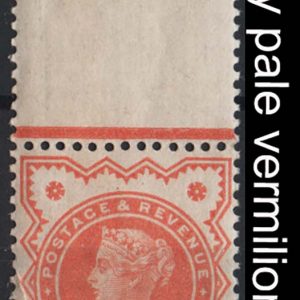 #430 GB 1887 ½d very pale vermilion (Hendon shade) corner crease otherwise fine um