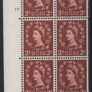 #615 GB 1957 Graphite 2d cyl 17 perf EP um sg563