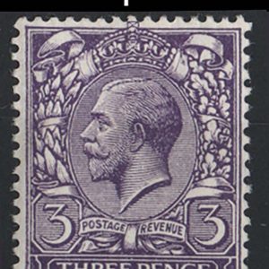 #545 GB 1912 3d very deep violet, vf mint sg374var Spec N22(10) c£130