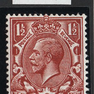 #534 GB 1912 1½d deep red-brown vf mint sg362var Spec N18(3)
