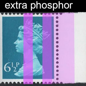 #664 GB 1971 Machin 6½p CB with strong AOP wash um