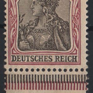 #776 Germany 1902 Germania No Wmk 50pf marginal, vf mint sg75 c3110 Mi76 Cat €110