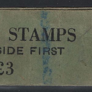 #609 GB 1955 Edward wmk 1½d N480 coil leader #2 with 1 stamp attached sg542a mint