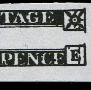 #256 GB 1854 2d blue sg36a the RE RE-ENTRY vfu part Scots numeral clear of variety