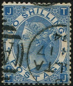 #877 Malta 1867 2s sg119 vfu, MALTA 1874 cds/duplex, well centred c£240 as GB