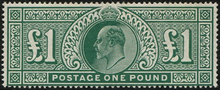 #505 GB 1911 £1 DEEP GREEN sg320 vf mint, lovely quality c£2000