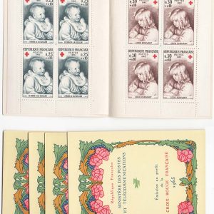 #137 France 1965 Red Cross booklet sgXSB15 5x fine examples - cheap to clear