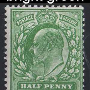 #479 GB 1911 ½d bright green (fine impression) vf mint (almost um) sg271 Spec M3(6) c£300