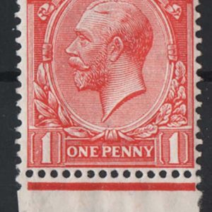 #511 GB 1912 1d pale rose-red um L18 single sg357var Spec N16(9) c£30+