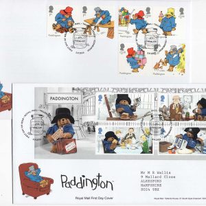#781 GB 2023 Paddington set & m/sheet FDCs - fine sg5063-69