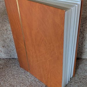 #004 Accessories Full-size 48-side stockbook white 10-strip leaves