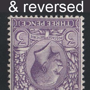 #528 GB 1912 3d wmk inverted & reversed um sg375wk
