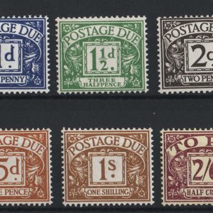#626 GB 1955 Postage dues Edward wmk set of 10 vf mint sgD46-55 c£400