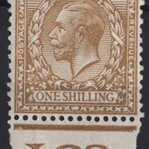 #576 GB 1924 1s Block Cypher J28 control single f mint sg429 c£65