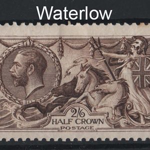 #535 GB 1913 Waterlow 2/6d deep sepia-brown sg399 m/m, couple perfs with toned gum