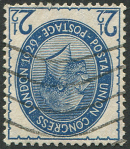 #585 GB 1929 PUC 2½d sg437wi wmk inverted fu neat light wavy line cancel c£950
