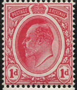 #436 GB 1902 TRANSVAAL ESSAY TYPE 1 IN RED ON GUMMED PAPER um margins at top & bottom
